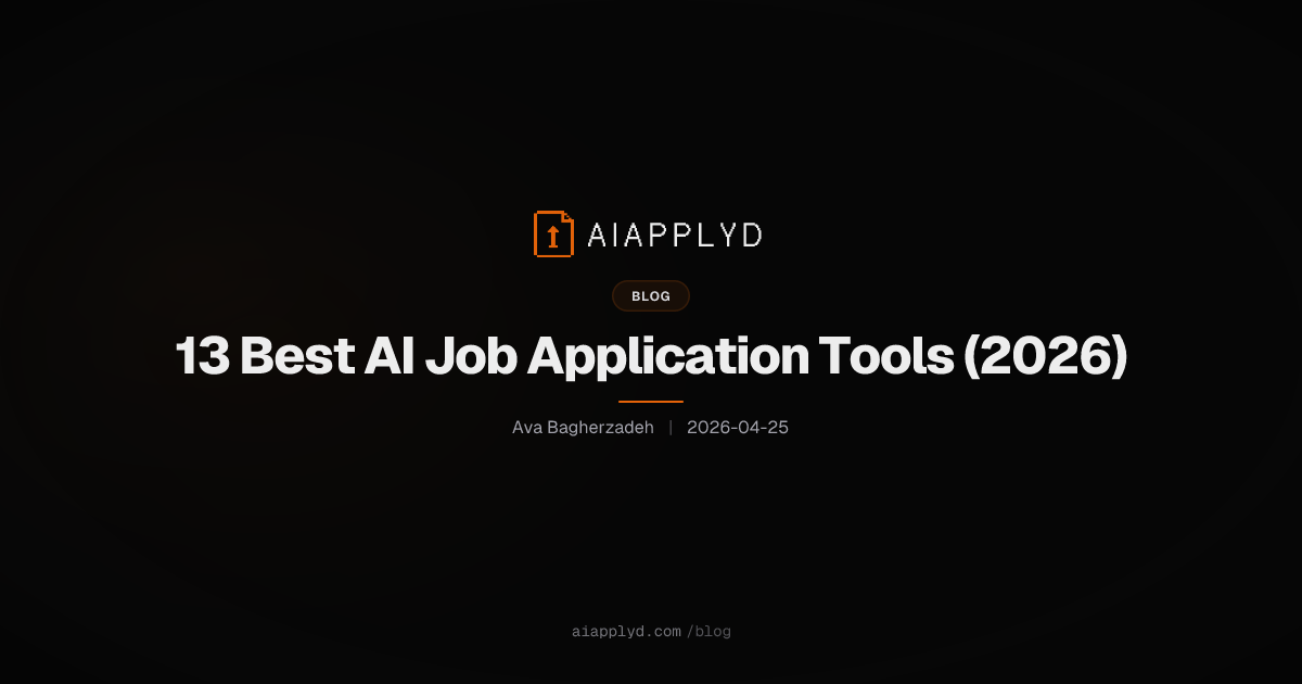 Cover image for 13 Best AI Job Application Tools (2026)