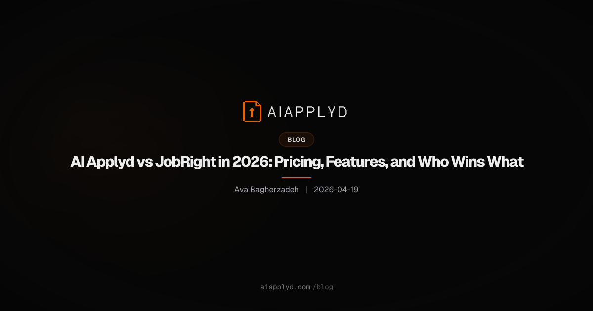 Cover image for AI Applyd vs JobRight in 2026: Pricing, Features, and Who Wins What