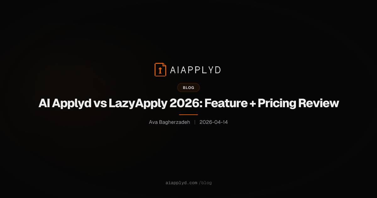 Cover image for AI Applyd vs LazyApply 2026: Feature + Pricing Review