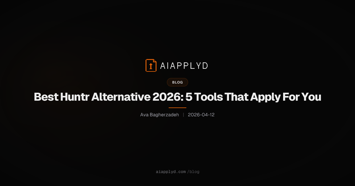 Cover image for Best Huntr Alternative 2026: 5 Tools That Apply For You