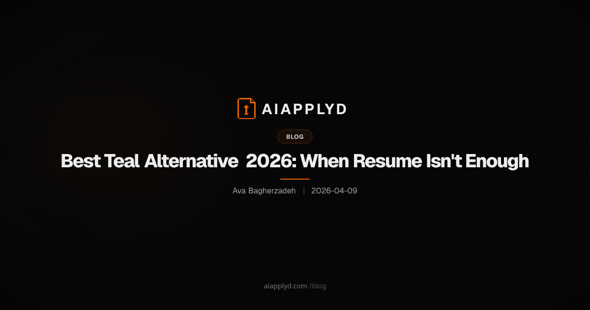 Cover image for Best Teal Alternative 2026: When Resume Isn't Enough