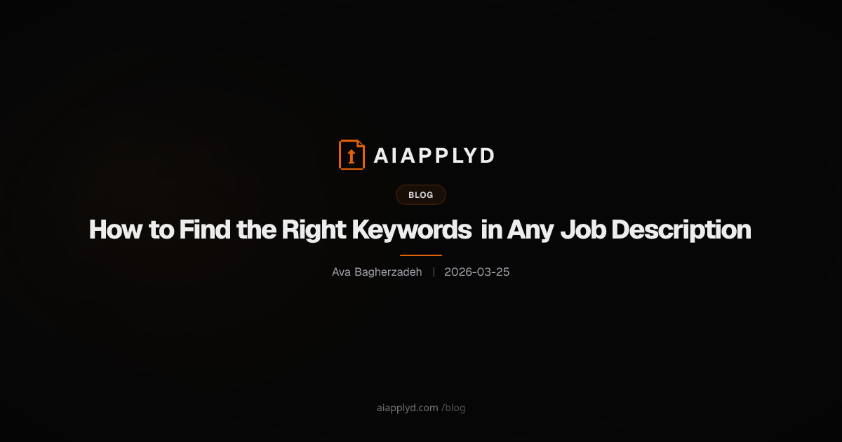 Cover image for How to Find the Right Keywords in Any Job Description