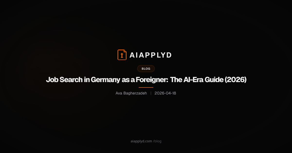 Cover image for Job Search in Germany as a Foreigner: The AI-Era Guide (2026)