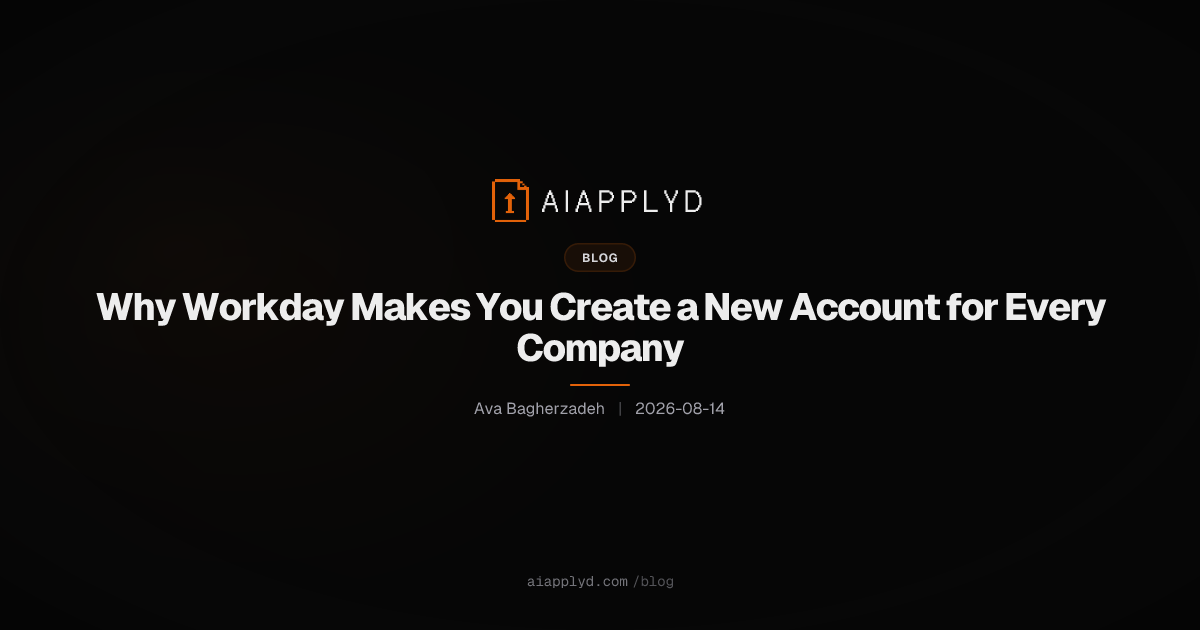 Cover image for Why Workday Makes You Create a New Account for Every Company