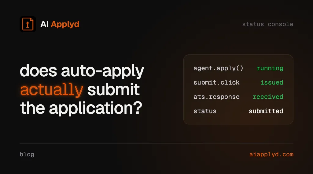 does auto-apply actually submit the application? how to tell real from autofill